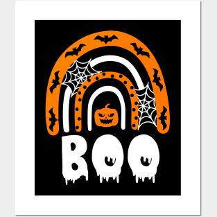 Creepy Boo Rainbow 2 Posters and Art